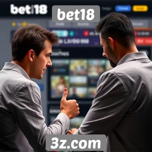 Experiência do usuário no site de apostas bet18